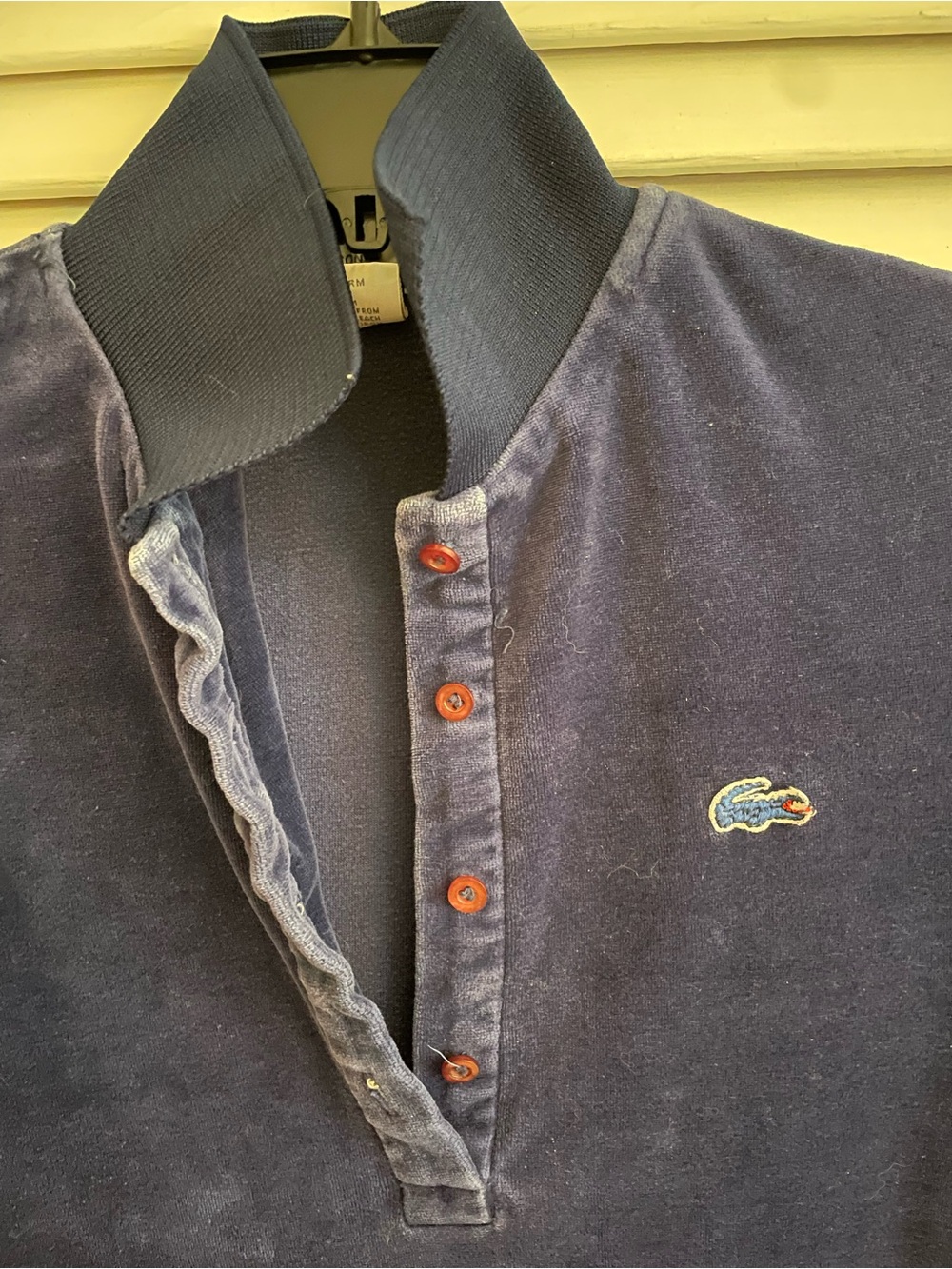 Lacoste Navy Dress Velvet Size 8